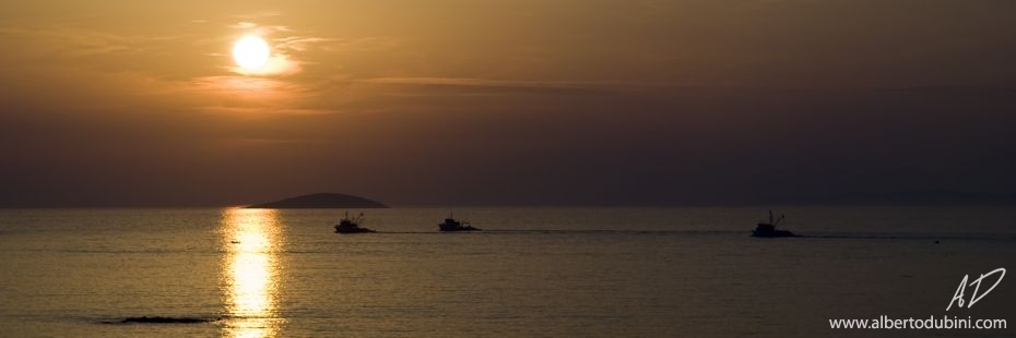 Fishermans Boat Sunset
